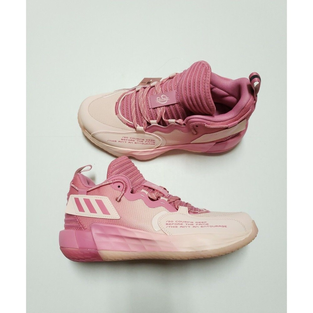 adidas Dame 7 Extply GCA Dame Dolla Pink Men’s Basketball Shoes Size 8.5 GV9877